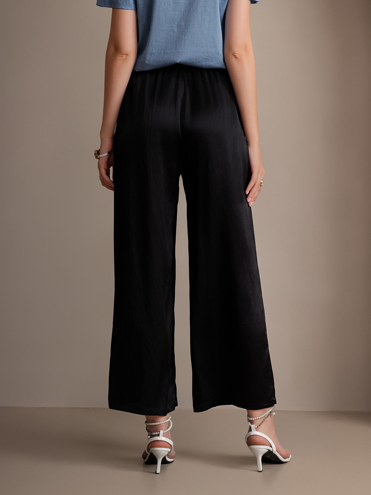 [Zwart] SilkSilky-NL Womens Pants 002