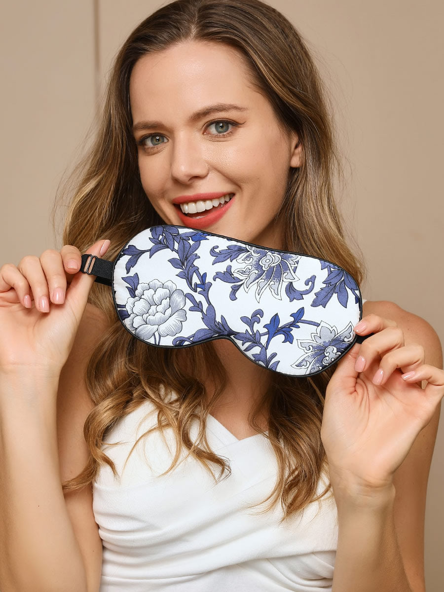 [Blauw] SilkSilky-NL Oogmasker 002