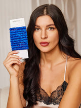 [Blauw] SilkSilky-NL Scrunchie 002