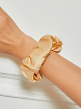 [Champagne] SilkSilky-NL Scrunchie 001