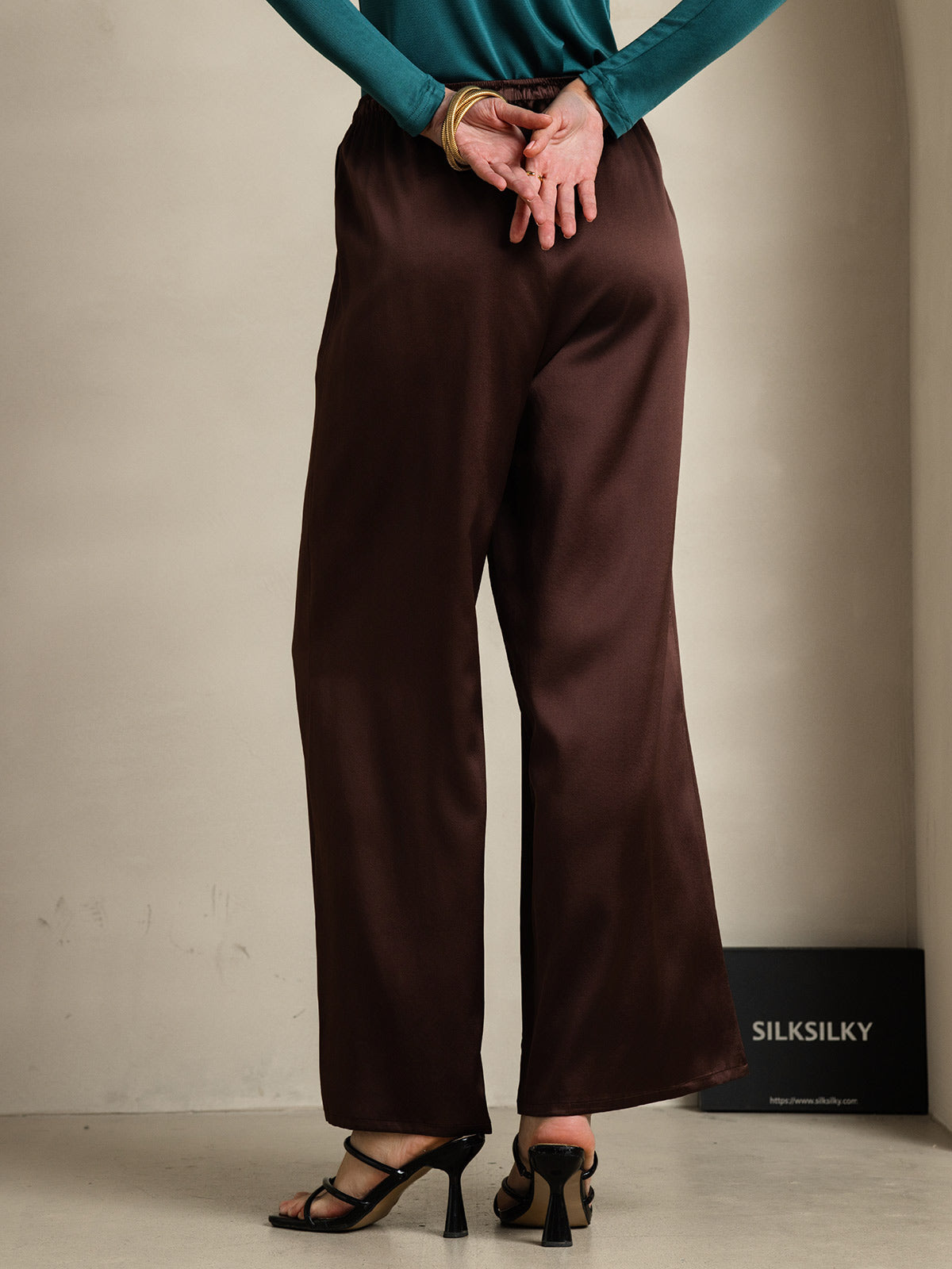 [Koffie] SilkSilky-NL Womens Pants 002