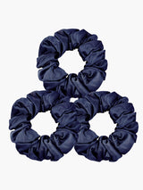 [Donkerblauw] SilkSilky-NL Scrunchie 002