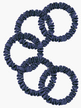 [Donkerblauw] SilkSilky-NL Scrunchie 003