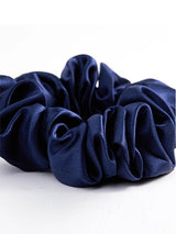 [Donkerblauw] SilkSilky-NL Scrunchie 005