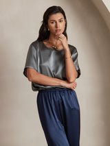 [Donkerblauw] SilkSilky-NL Damesbroeken 006