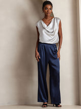 [Donkerblauw] SilkSilky-NL Damesbroeken 005