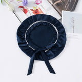 [Donkerblauw] SilkSilky-NL Slaapmutsen 003