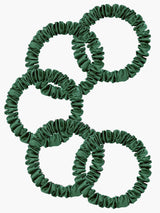 [Donkergroen] SilkSilky-NL Scrunchie 003