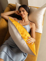 [Goud+Lichtbeige] SilkSilky-NL 19Momme Pure Silk Pillowcase 003