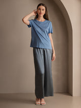 [Grijsachtig Blauw] SilkSilky-NL Damesbroeken 003