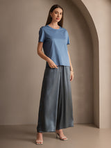 [Grijsachtig Blauw] SilkSilky-NL Damesbroeken 004