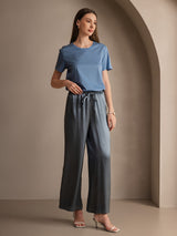 [Grijsachtig Blauw] SilkSilky-NL Damesbroeken 006