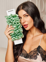 [Groen] SilkSilky-NL Scrunchie 002