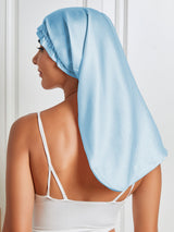 [Lichtblauw] SilkSilky-NL Sleep Cap 006
