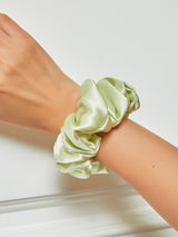 [Lichtgroene] SilkSilky-NL Scrunchie 001