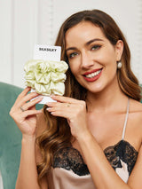 [Lichtgroene] SilkSilky-NL Scrunchie 002