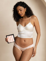 [Light Pink] SilkSilky  19Momme Panty 006