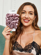[Bleek Mauve] SilkSilky-NL Scrunchie 001