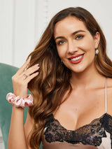 [Roze] SilkSilky-NL Scrunchie 002