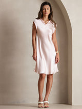 [Roze] SilkSilky-NL Mouwloos Jurk 001