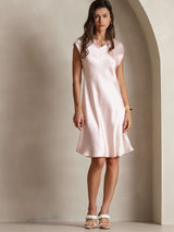 [Roze] SilkSilky-NL Mouwloos Jurk 003