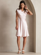 [Roze] SilkSilky-NL Mouwloos Jurk 004