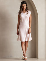 [Roze] SilkSilky-NL Mouwloos Jurk 005