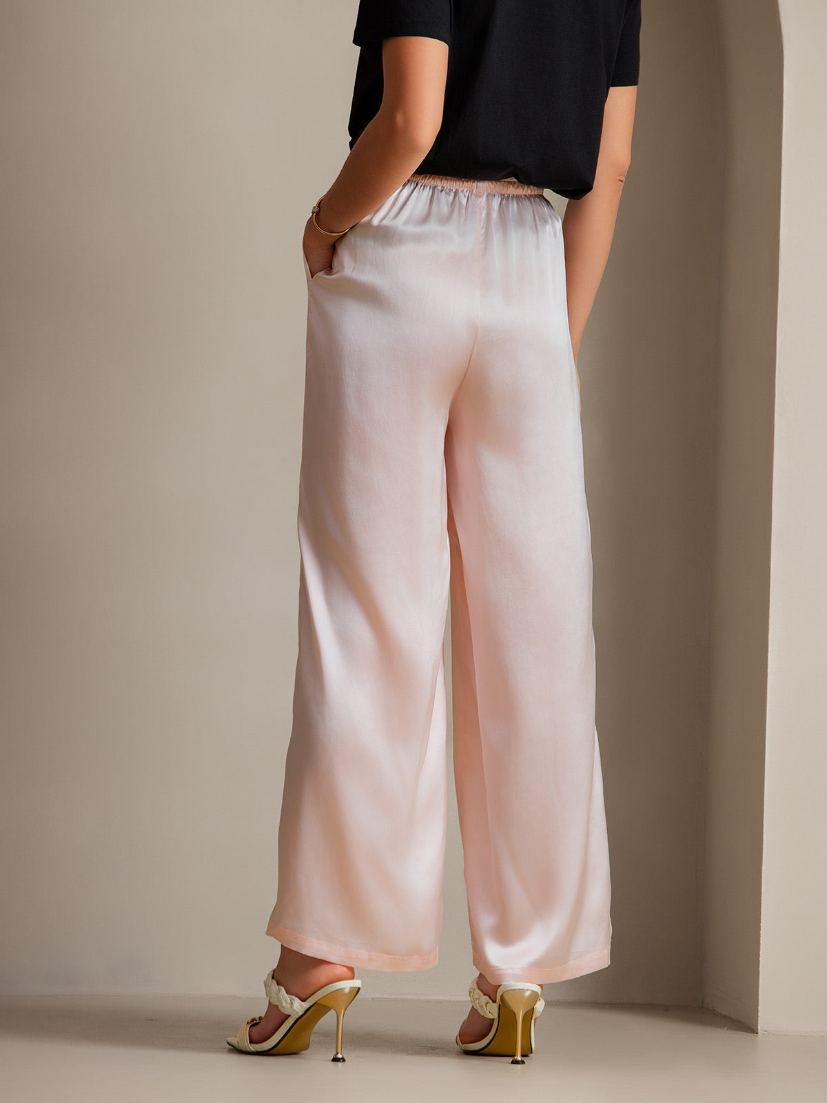 [Roze] SilkSilky-NL Womens Pants 002