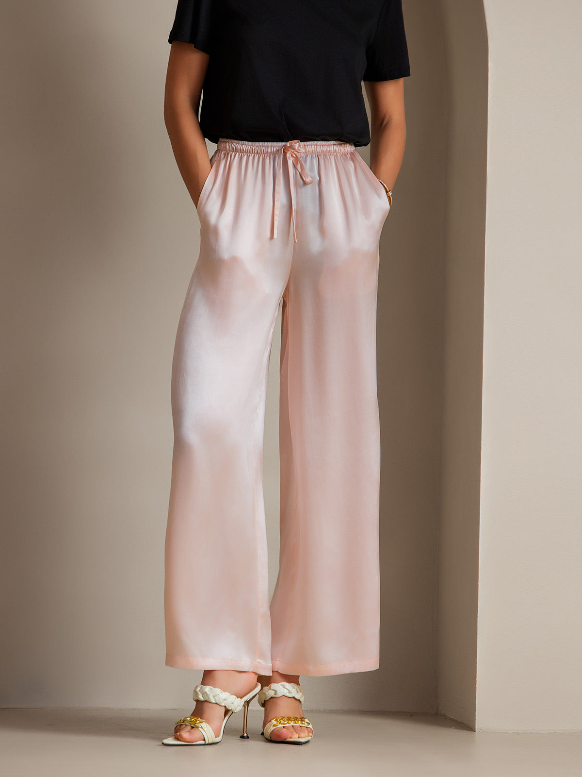 [Roze] SilkSilky-NL Womens Pants 006