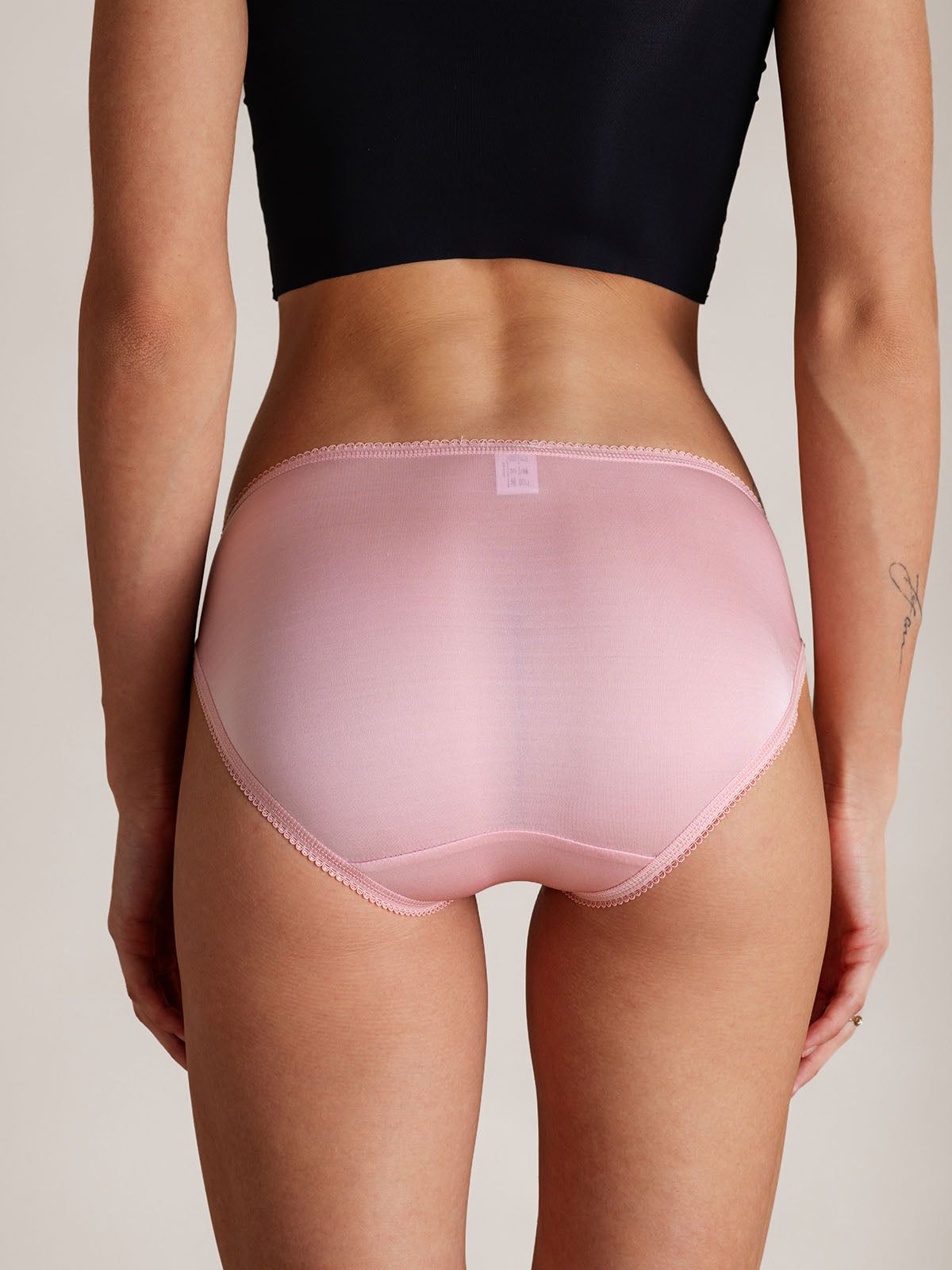 [Roze] SilkSilky-NL Zijde Gebreid Panty 004