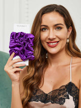 [Paars] SilkSilky-NL Scrunchie 001