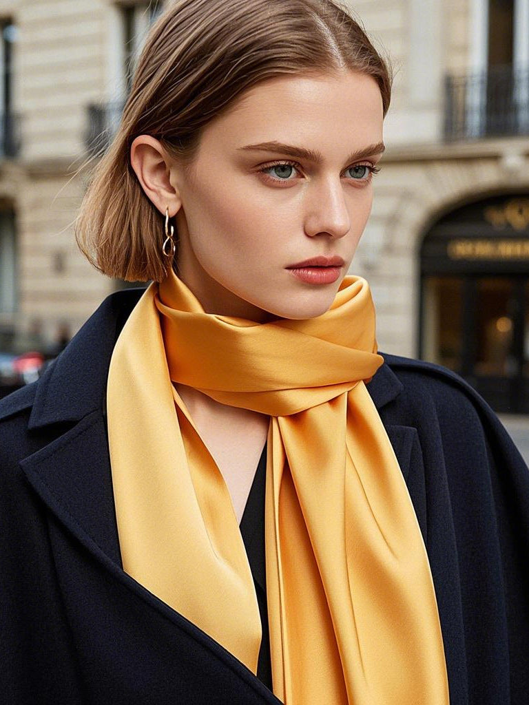 [Champagne] SilkSilky-NL Sjaal 001