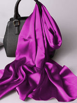 [Paars] SilkSilky-NL Sjaal 001