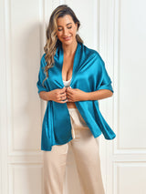 [Koningsblauw] SilkSilky-NL Sjaal 003