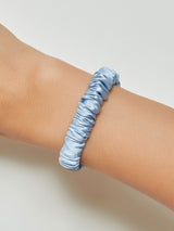 [Hemelsblauw] SilkSilky-NL Scrunchie 001