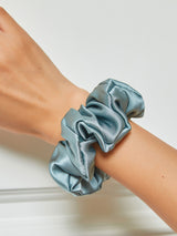 [Staal Blauw] SilkSilky-NL Scrunchie 001