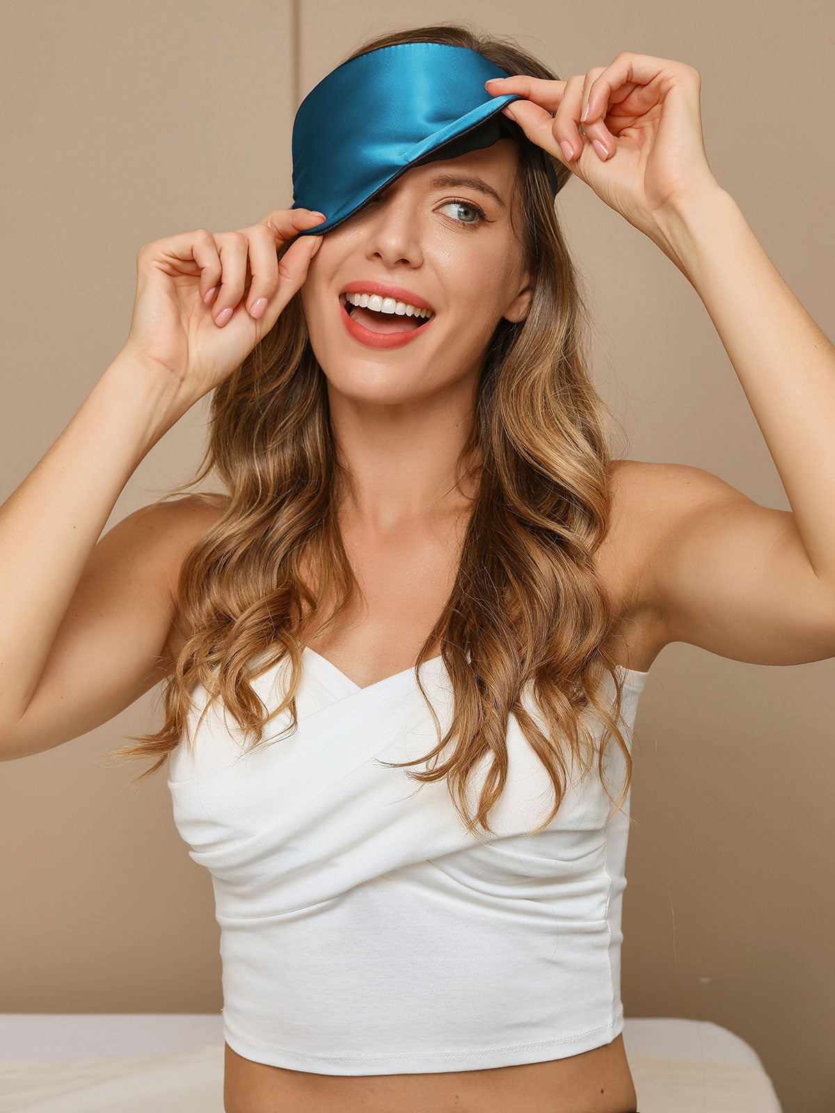 [Koningsblauw] SilkSilky-NL 19Momme Eye Mask 003