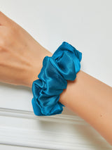 [Koningsblauw] SilkSilky-NL Scrunchie 001