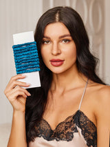 [Koningsblauw] SilkSilky-NL Scrunchie 001