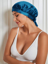 [Koningsblauw] SilkSilky-NL Slaapmutsen 001