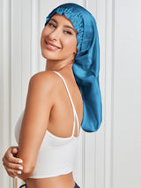 [Koningsblauw] SilkSilky-NL Sleep Cap 004
