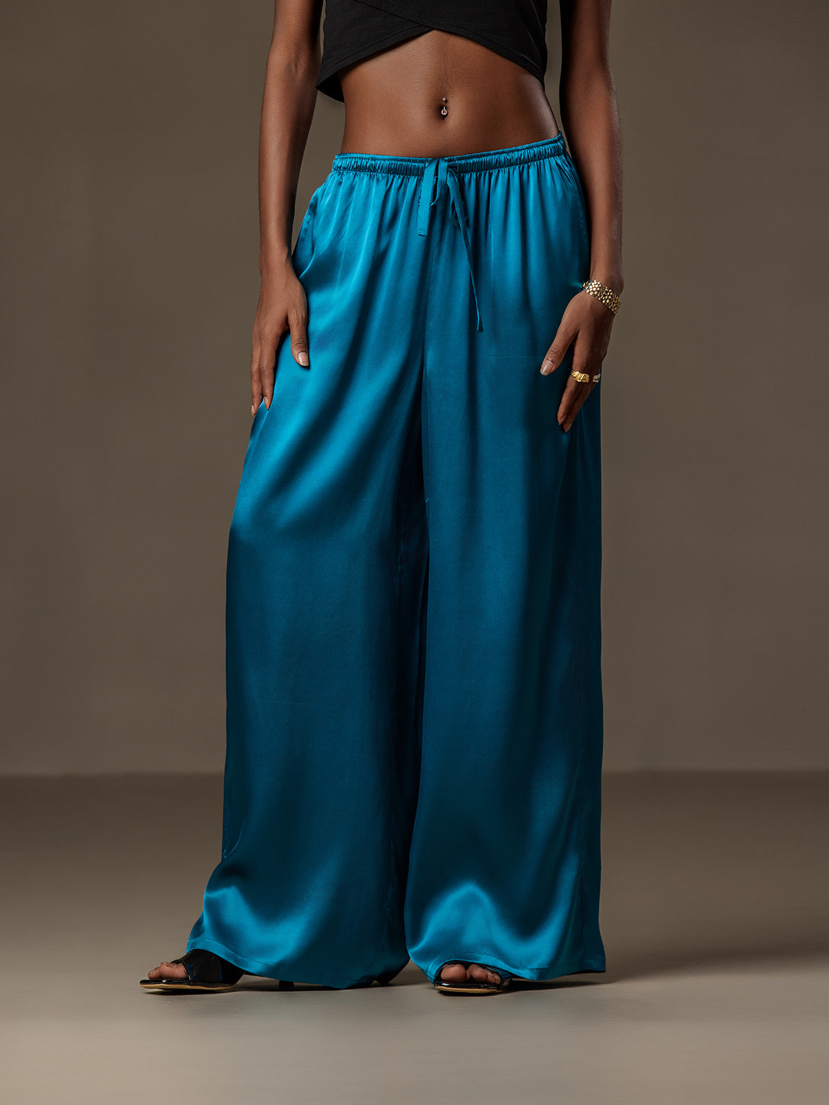 [Koningsblauw] SilkSilky-NL Womens Pants 001