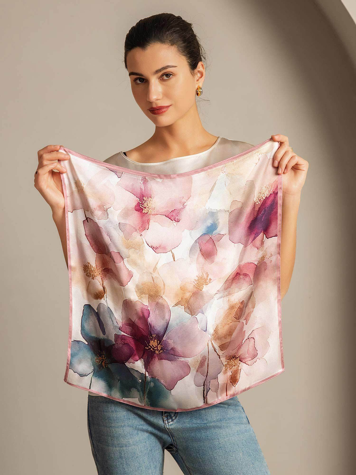 [P102] SilkSilky-NL Zijde Scarf 006,