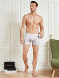 SilkSilky NL Zijde Gebreid Mens Underwear Grijs 003