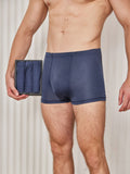 SilkSilky NL Zijde Gebreid Mens Underwear Donkerblauw 001