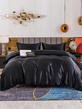 [Zwart] SilkSilky-NL 19Momme Bedding Set 002