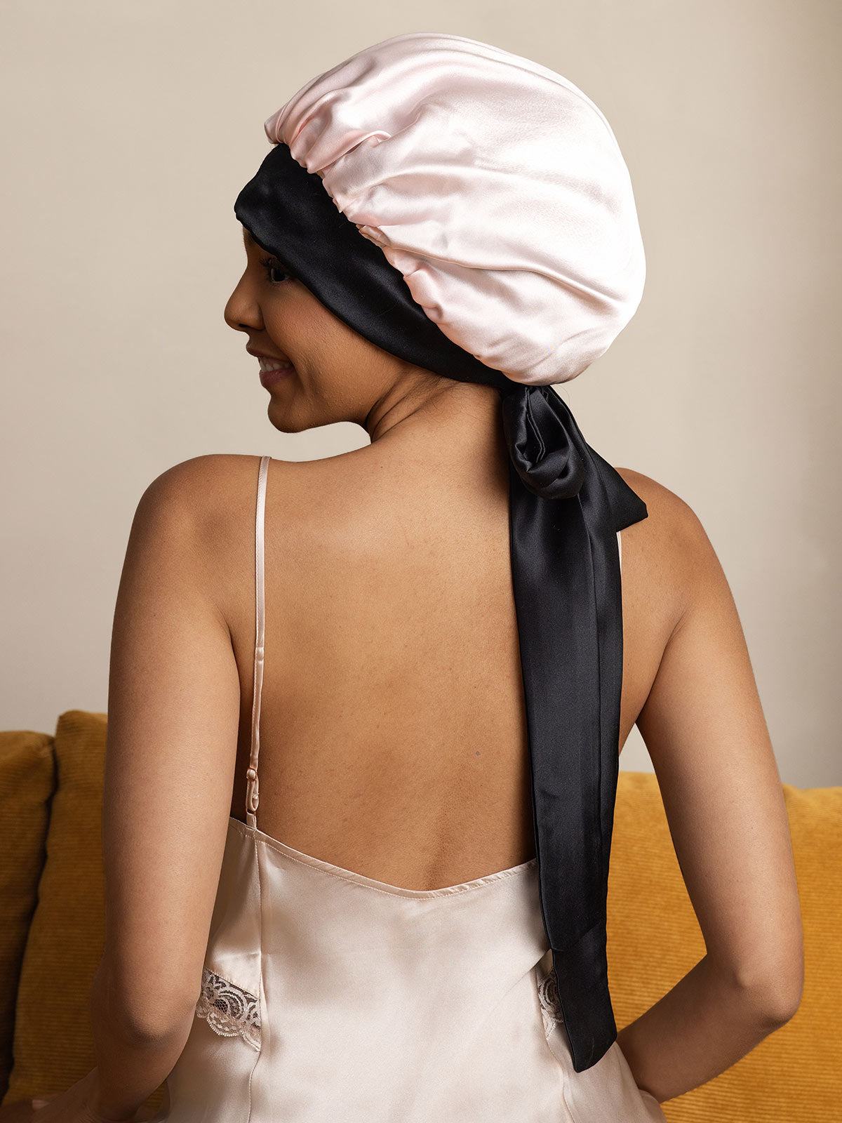 [Roze] SilkSilky-NL Sleep Cap 005