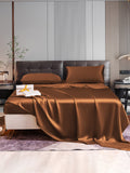 SilkSilky NL 22Momme Pure Silk Bedding Set Koffie 001