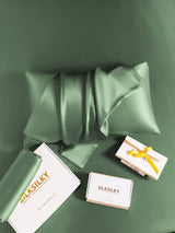 [Grijsachtig Groen] SilkSilky-NL 30Momme Pure Silk Pillowcase 005