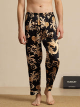 [Zwarte Draak] SilkSilky-NL Mens Sleep Bottoms 002